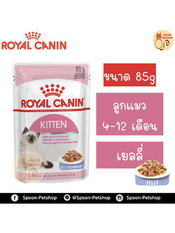 Royal Canin Kitten Instinctive 12 Jelly อาหารแมว โรยัล คานิน แบบเปียก สำหรับลูกแมว 4-12 เดือน และแม่แมว ในเยลลี่