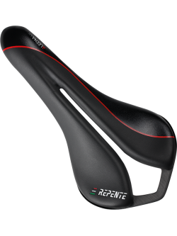 เบาะ REPENTE Aleena 4.0 Saddle, รางคาร์บอน ขนาด 137x275mm., หนัก 130 กรัม, MADE IN ITALY.
