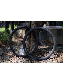 Carbon road disc brake wheel set MC PANTANI, high rim 50/50MM, black, center lock disc brake, 12mm axle.