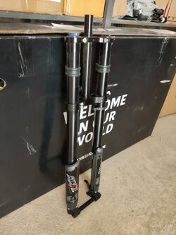 KKE Double Crown Bicycle Fork For MTB, Electric Mountain Bike Doodlebike 27.5