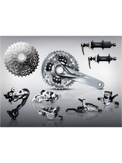 ชุดเกียร์ Shimano Alivio M4000 3*9 Speed Groupset ครบ 7 ชิ้น สำหรับจักรยานเสือภูเขา MTB