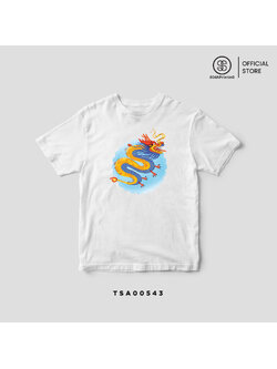 เสื้อยืด พิมพ์ลาย ปีมังกร รหัส TSA00543 #เสื้อ #เสื้อยืด #SOdAPrintinG