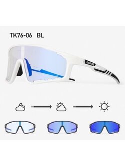 KAPVOE glasses, model X76, Photochromic lenses, automatic light adjustment lenses, TR90 material with high toughness. Adjustable glasses legs