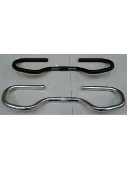 แฮนด์ผีเสื้อ ZOOM TOURING ,MTB-AL-181/ISO-C ,25.4mm(ไม่ Oversize) สีดำ กว้าง 600mm.