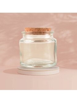 ขวดแก้ว ฝาไม้ก็อก ขนาด 100ml. สีใส