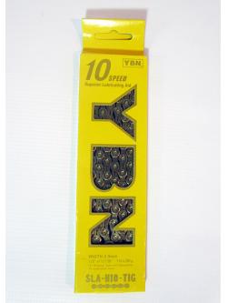 โซ่ YBN MODEL SLA-H10-TIG(1/2x11/128”) SPEED: โซ่ 10 TITANIUM สีทอง