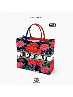กระเป๋า Book Tote Bag Rosé Collection รหัส TFA00062 #ใส่ชื่อได้ #SOdAbag #SOdAPrintinG