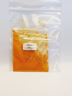 สีน้ำมันผง (ห่อ) สีเหลือง