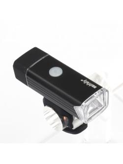 ไฟหน้า MACHFALLY EOS-100 LED Bright LED Bike Lights, Bicycle Light Front , USB Rechargeable, Waterproof Hi-power 5 watt สีดำ