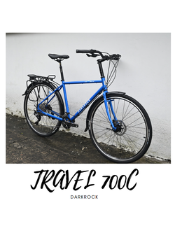 DARKROCK Travel 700 Touing bike Chromo frame, 2*10sp