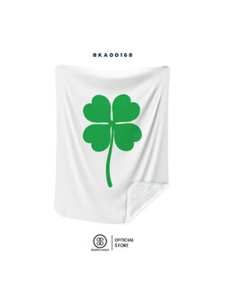 ผ้าห่ม พิมพ์ลาย ใบโคลเวอร์ รหัส BKA00168 #ผ้าห่ม #SOdAhome #SOdAblanket