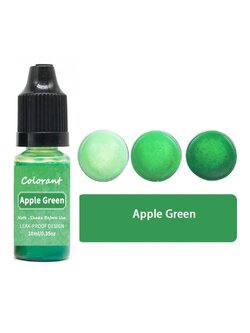 สีผสมเทียนน้ำ-APPLE GREEN