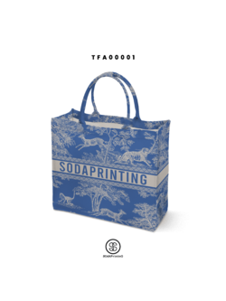 กระเป๋า Book Tote Bags ลาย FOREST รหัส TFA00001 #ใส่ชื่อได้ #SOdAbag #SOdAPrintinG #ForestCollection