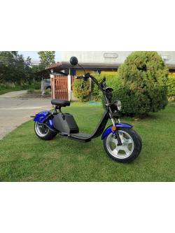 HORECA Electric 60V 1500W Fat Tire Scooters,Adult Citycoco with 2 Seat Power Scooter WERCS Battery Certificate,Key Start and Power Display (Cool Black)