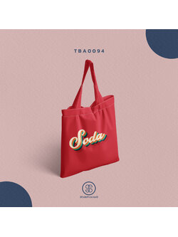 กระเป๋าแคนวาส พิมพ์ลาย SOdA TBA0094 #SOdABag #SOdAPrintinG #กระเป๋า #กระเป๋าผ้า