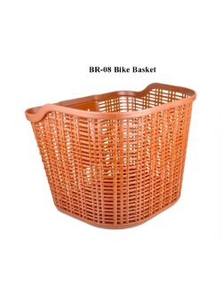 ตะกร้าจักรยาน BAKET BR-08 สไตล์วินเทจ ตะกร้าพลาสติก