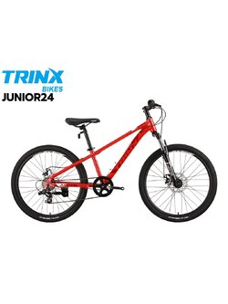 จักรยานเสือภูเขา TRIN-X JUNIOR24 ล้อ 24นิ้ว เกียร์ SHIMANO 7สปีด เฟรมอลู 2024