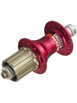 ดุมเสือหมอบ Novatech 32 รู ซีลแบริ่ง หน้า/หลัง v-brake โม่อลูฯ สีแดง(F162SB-A141SB)