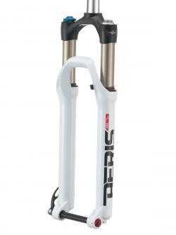 โช๊คลม Spinner Aeris 320 Air 27.5 Fork 650b-15 Plus ยุบ 100mm.,สีขาวและสีดำ (แกน15x100) คอธรรมดา โช๊คลม 27.5