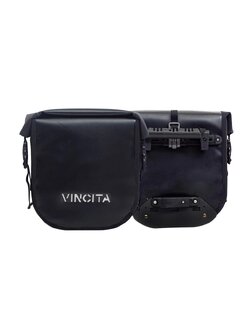VINCITA B050WP-V กระเป๋าแพนเนียร์กันน้ำเล็ก *ราคาสำหรับ 1 คู่" วางบนตะแกรงหน้าหรือหลัง