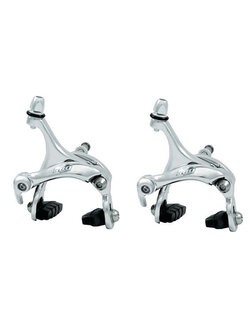 เสือหมอบ ก้ามเบรค เสือหมอบ ซันเรส SUNRACE BCR80 สีเงิน (แพ๊คกล่องเป็นชุดหน้ากับหลัง) Sunrace Brake Calipers W/Qr Front And Rear Set