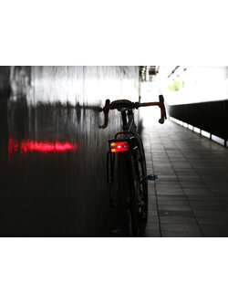 CATEYE ไฟท้ายติดตระแกรงท้าย, TLLD580G, สีแดง