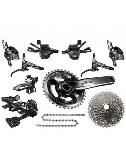 กรุ๊ปเซท Shimano XTR Groupset 22, 2x11, รุ่นจาน 2 ชั้น กะสับจาน ธรรมดา FD-M9025 (ไม่รวมชุดดิสเบรค)