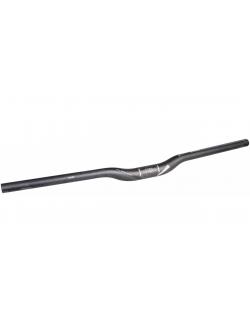 แฮนด์ยก FSA K-FORCE LOW RISER MTB, 31.8MM, สูง 18MM, กว้าง 700MM,และยาว 660MM สีแดง, สีเทา