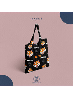 กระเป๋าผ้าแคนวาส พิมพ์ลาย SOdA Tiger TBA0028 #SOdABag #SOdAPrintinG #กระเป๋า #กระเป๋าผ้า
