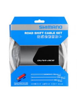 ชุดสายเกียร์ DURA-ACE/ULTEGRA รุ่นใหม่, ST-R9100/ST-R8000, สีเทา, สีขาว