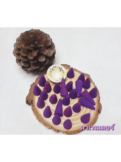 กำยานหอม - ลาเวนเดอร์ (บรรจุ 25 อัน) พร้อมถ้วย