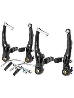 ก้ามวีเบรค TEKTRO AL-855 V-BRAKE (หน้า+หลัง)/ มีสีดำ