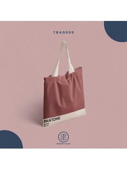 กระเป๋าแคนวาส พิมพ์ลาย 20-6315 Pantone I TBA0099 #SOdABag #SOdAPrintinG