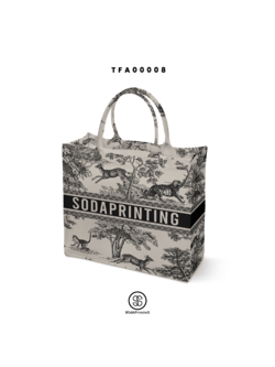 กระเป๋า Book Tote Bags ลาย FOREST รหัส TFA00008 #ใส่ชื่อได้ #SOdAbag #SOdAPrintinG #ForestCollection