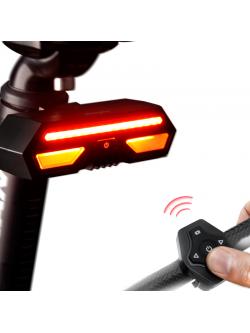 ไฟท้ายเลเซอร์ มีไฟเลี้ยวมีรีโมท EASYDO ED-3115 REMOTE TURN SIGNAL TAIL LIGHT 85 ลูเมน กันน้ำได้ มีไฟเลี้ยว ชาร์ USD.