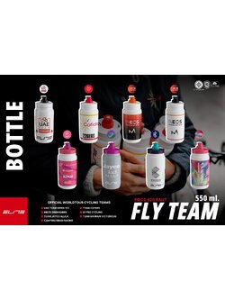 ELITE FLY TEAM 550 ML Bicycle Water Bottle