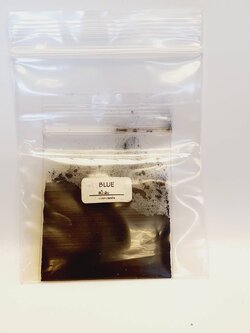 สีน้ำมันผง (ห่อ) สีน้ำเงิน