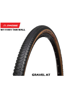 ยางนอกขอบพับ CHAOYANG Gravel AT, w111001, 700x38c (40-622) Tan Wall ขอบพับ แก้มแก้ว ยาง 29นิ้ว เสือภูเขา กราเวล เสือหมอบ