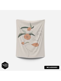 ผ้าติดผนัง ผ้าแขวนผนัง ผ้าตกแต่ง Her Cordia's WCA00003 #SOdAhome #SOdAPrintinG #WallCloth