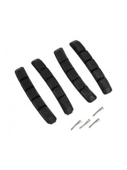 เฉพาะแผ่นยางเบรค SHIMANO V-Brake รุ่นถูก, (ALLOY), (ใช้กับล้อมีเนียม) แพ็คละ 2 คู่