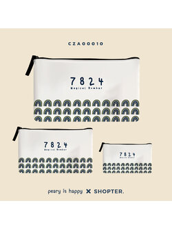 เซ็ทกระเป๋าเคสคอม Magical Number 7824 CZA00010 #minimalstylebyPEARY