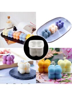 พิมพ์ซิลิโคน บอลสี่เหลี่ยม ลูกบาศก์ 3D