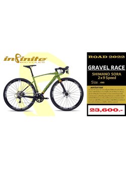 INFINITE GRAVEL Race AL Frame, 2*9 Sora 700C, 2017