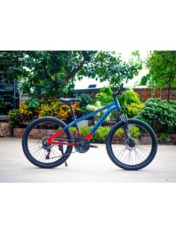 จักรยานเสือภูเขา RICHTER SODA 24 ระบบเกียร์ 21 สปีด ล้อ 24นิ้ว เฟรม Aluminium NEW2025