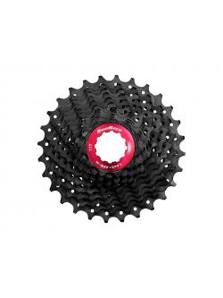 เฟืองหมอบ SUNRACE, 11-36t, 11-Speed Road Cassette, CS-RX1 มีสีดำและสีเงิน