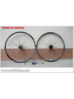 ชุดล้อเสือภูเขา IRWIN IA-650XC01 27.5" Alloy wheelset MTB แบร์ริ่ง 27.5 (60คลิ๊ก) 2016,IA650