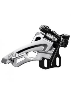 สับจาน XT, FD-M8000-E, จาน 3 ชั้น, 11-Spd, รุ่นติดกะโหลก, ไม่มี BB Plate, Side Swing