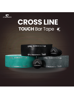 ผ้าพันแฮนด์ CRODER TOUCH CROSS LINE BAR TAPE ช่วยเพิ่มการยึดเกาะ และลดแรงสั่นสะเทือนจากพื้นถนนด้วยชั้นดูดซับแรงกระแทกในตัว