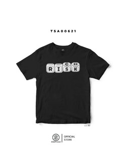 เสื้อยืด พิมพ์ลาย RICH or RISK รหัส TSA00621-TSA00622 (C32) #RICH #RISK #Phetchaburi #SOdAPrintinG