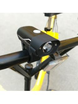 ไฟหน้า SpoLite ,HYD-018 Cree L2 Compact Bike Light (USB charge) สีดำ กันน้ำได้